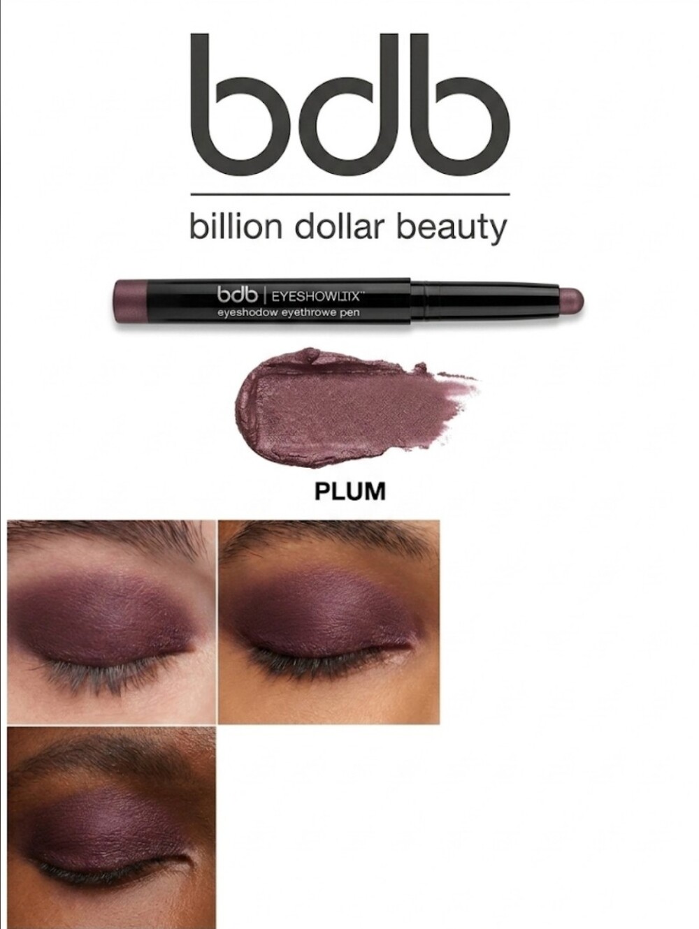 bdb Cream Eyeshadow Stick — Plum